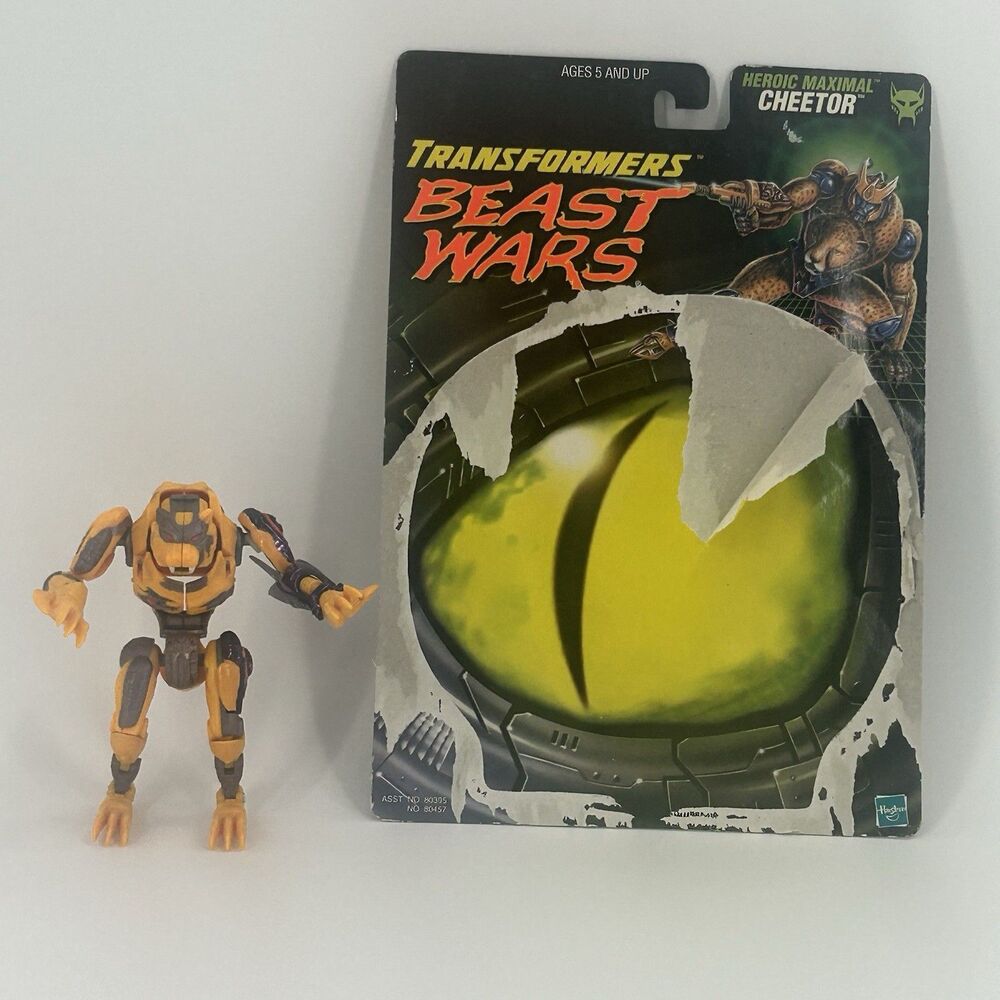 Transformers Beast Wars Transmetal 2 Cheetor Incomplete Card Back Fast Shipping